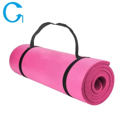 Eco-friendly Anti Slip NBR Yoga Mat For Exercise