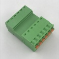 3,81 mm Pitch 6 pinos Spring Block Terminal