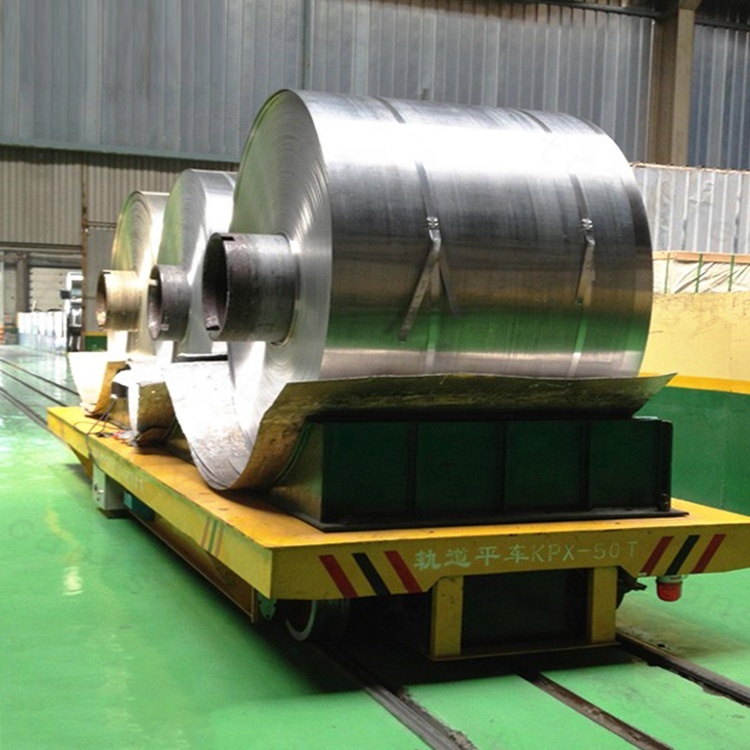 Portable Heavy Duty Battery-Powered Coil Transfer Cart - 120t to 300t Capacity