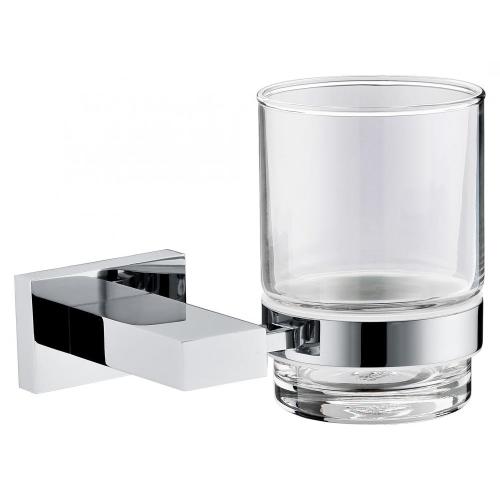 Hotel Style Square Series Glass Holder With Cup