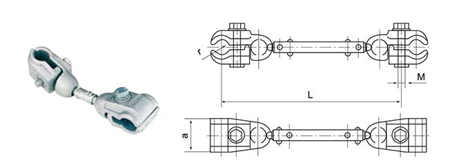Damper Spacer for Double Conductor