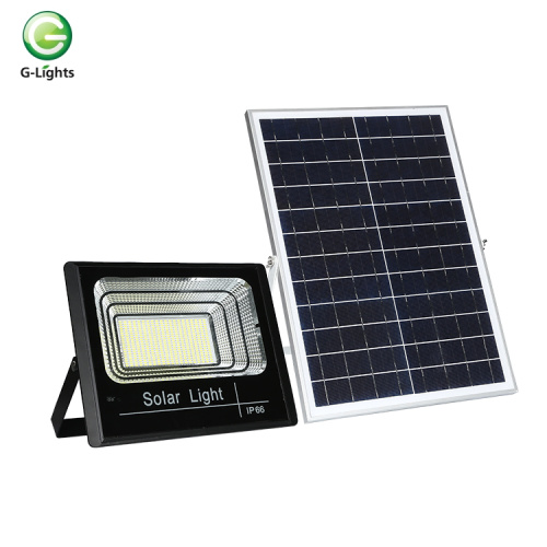 Portable remote control waterproof ip66 solar flood lamp