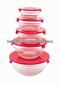 5pcs Glass Bowl Set