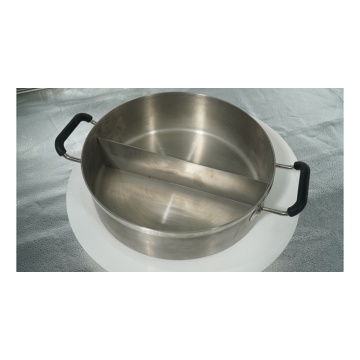 Pot caliente dual de acero inoxidable