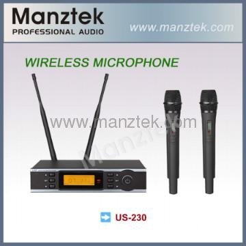 Manztek Professional UHF Karaoke Wireless Microphone US-230