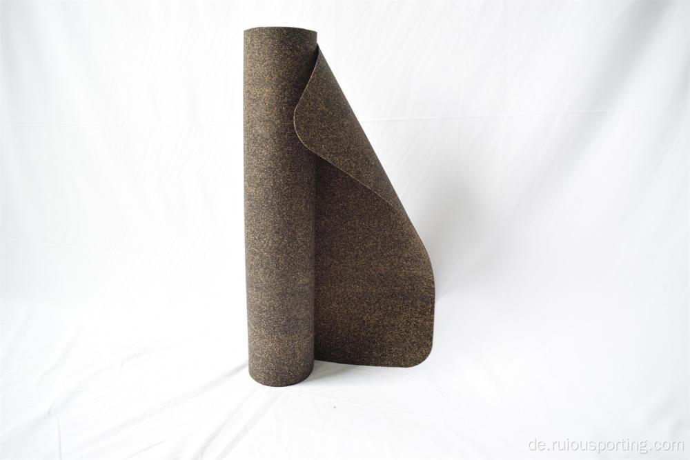 Nicht -Slip -Kork -TPE -Yogamatten extra dick