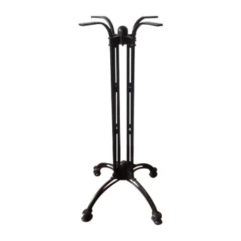 Cast Aluminum Black Horseshoe Four Claws Table Base