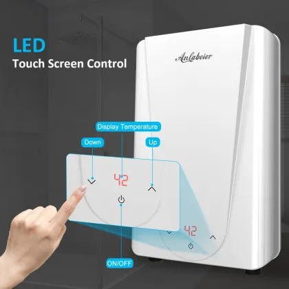 Paloma CKD SKD Home Shower: Electric, New Design Wall-Mounted ABS Water Heater