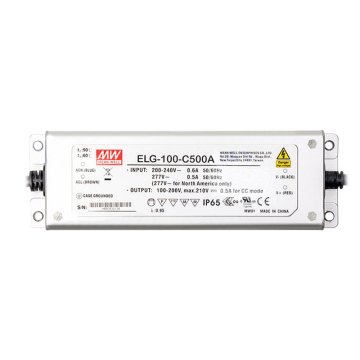 Mean Well ELG-100-C500A-3Y 100W 500mA LED Driver