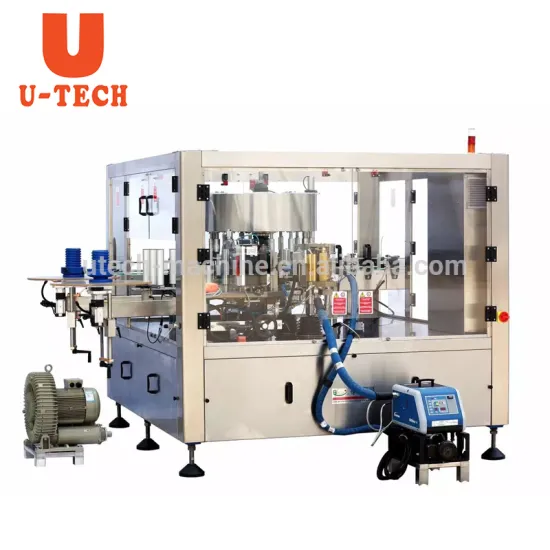 Glass Bottle Rotary Hot Melt Glue Labeling Machine/Labeling Machine Line