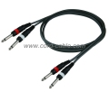 DR Series Dual Mono Jack naar Mono Jack-kabel