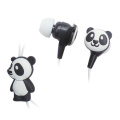 Factory Children Adorable Cartoon Panda Retractable Earphone