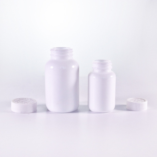 Opal White Glass Jars With Child Resistant Caps