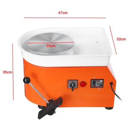 250W 110V Electric Pottery Wheel Electric Pottery Wheel Ceramic Machine Pottery Forming Machine DIY Ceramics Clay Art Work Craft