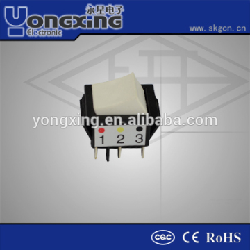 KCD2 dpdt led 6a 250v rocker switch