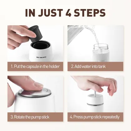 ZZUOM 18Bar Portable Espresso Maker