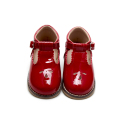 특허 가죽 어린이 드레스 신발