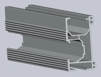 Silver Anodized Roof Rail Solar Roof Mounting Systems With Aluminum Alloy 6005