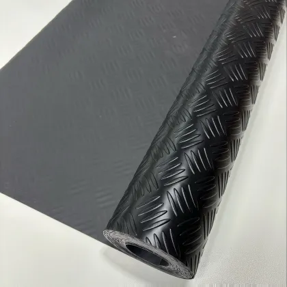 Diamond Pattern 2mm Plastic Flooring Vinyl Floor Mat