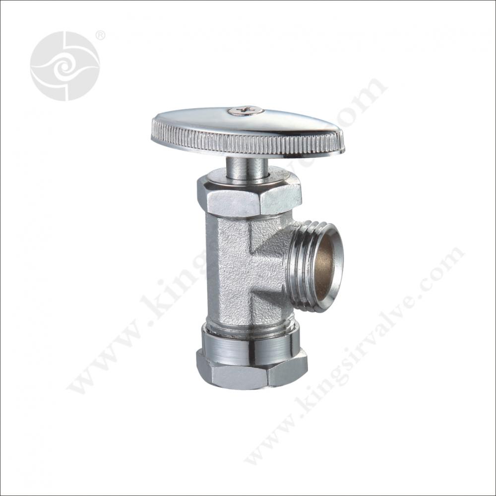 Valve d'angle plaqué chromée KS-4080