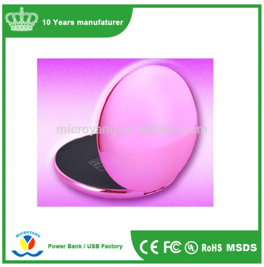 2016 New Pattern makeup Mirror Power Bank female gift power bank portable battery