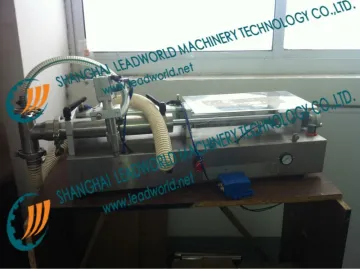 pneumatic manual santizer filling machine