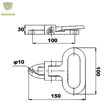 GL-16212 Trailer Truck Body Parts - Truck Ladder Step