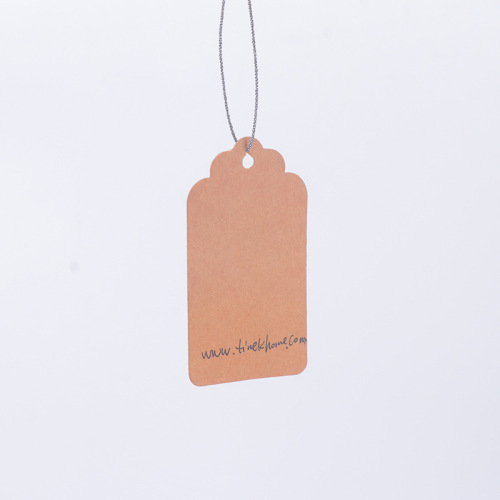 Custom Kraft Tags Daabacaadda Dharka