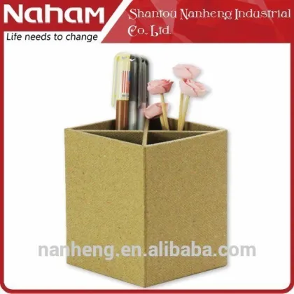 NAHAM Sales Promotion wooden paper cube pen holder