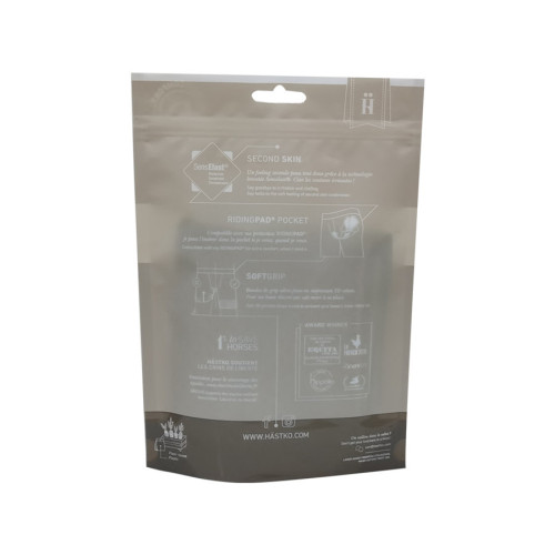 Emballage ziplock mat biodégradable