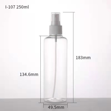 Bottiglie di bottiglia/plastica PE/PP con bombole di testa/bottiglia spray per pompa