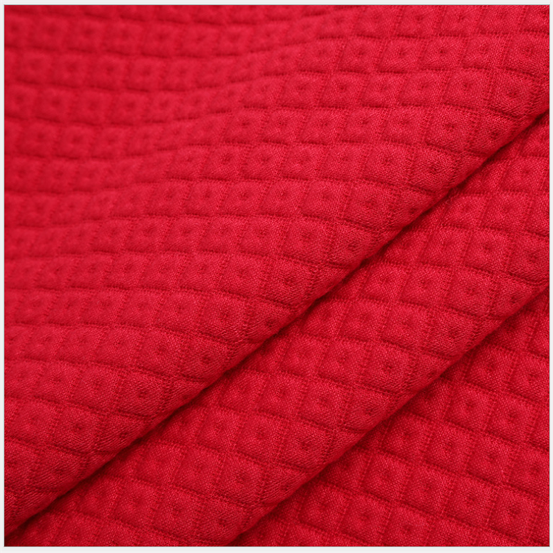 No Pilling Knitted Air Layer Nice Jacquard Baby Fabric 2