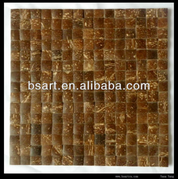 Nature polish coconut mosaic