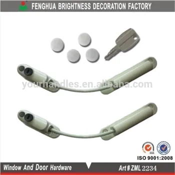 UK Lockable Window Security Cable Wire Door Restrictor Child Safety upvc lock