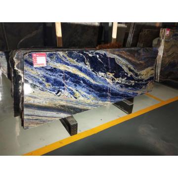 Grandes plaques de sodalite bleues