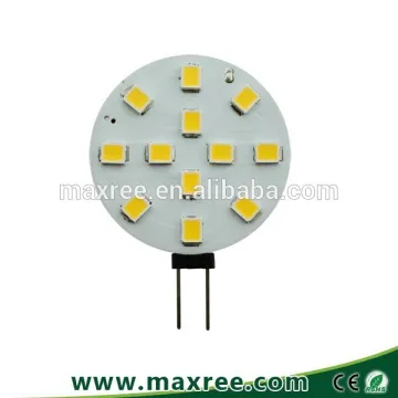 factory manufacturer 12V G4 warm white decorative led bulb high bright 2835SMD led G4 light bulb