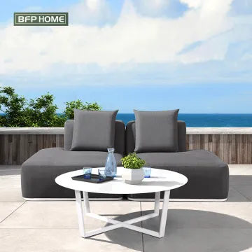 BFP Home Garden Outdoor Furniture Set: Sectionals, Sofas, Sun Beds & Aluminum Alloy Table