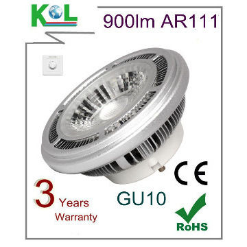 High Lumens output 950lm AR111 G53 cob led Bulb