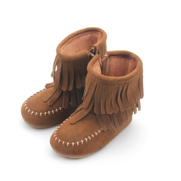 Wholesale Children Shoes Genuine Leather Baby Boots