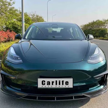 Vorstein Style Fast Aero Kit for Tesla Model 3 (2017-2022) with Side Skirt Spoiler