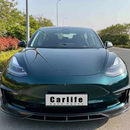 Vorstein Style Fast Aero Kit for Tesla Model 3 (2017-2022) with Side Skirt Spoiler