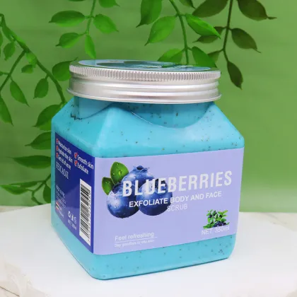 Fruit Fragrance Body Scrub 350ML - Male Female Cleaning Moisturizing Scrub Bath Salt