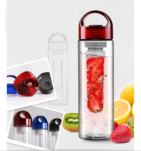 2014 desain baru BPA gratis 700ml / 26oz TRITAN buah infuser paket air botol