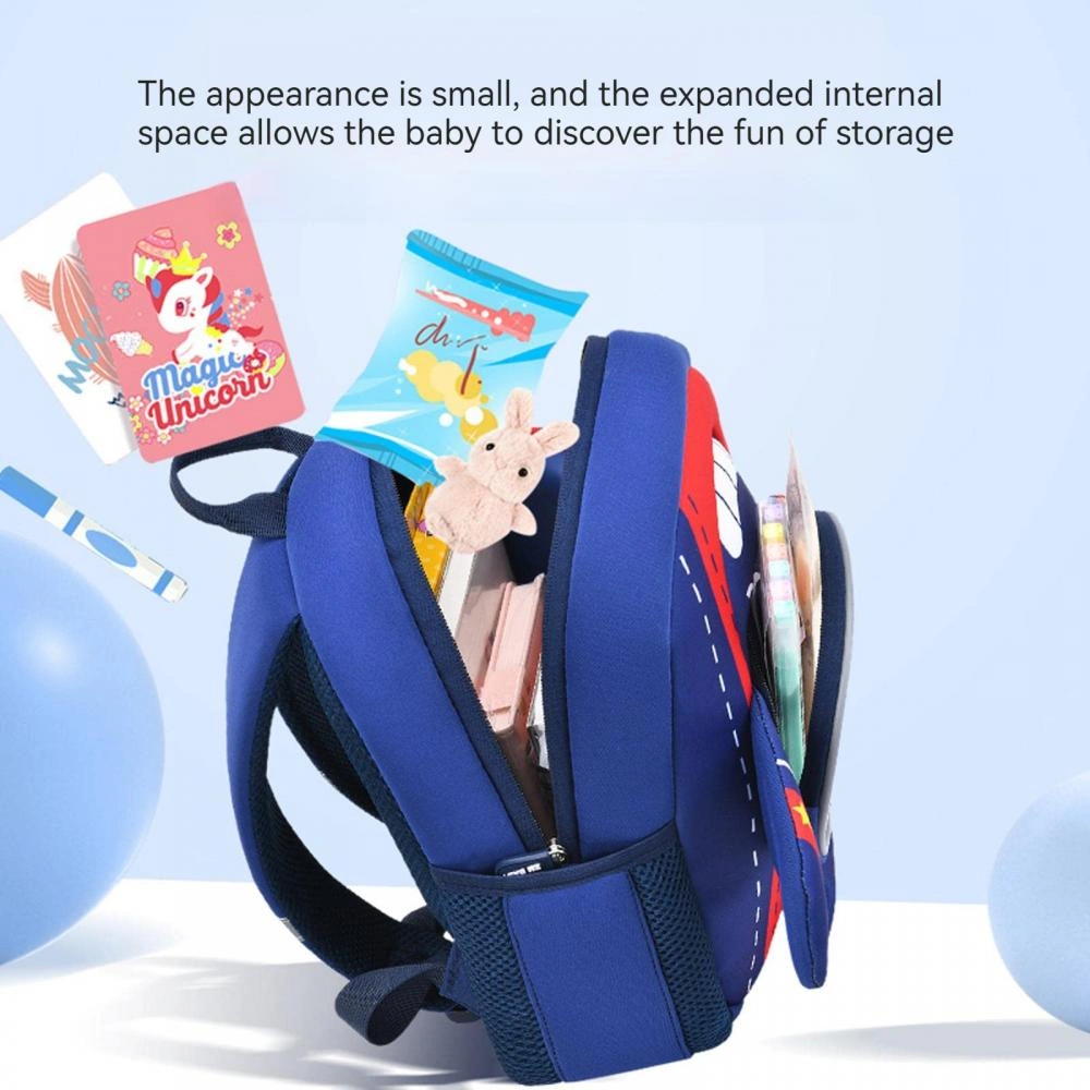 Boys Girls Toddler Backpack With Harness Leash, Rocket Shape Kids Backpack For Nursery, Preschool, School Bag, Waterproof Baby Backpack Rucksack(for 1-3 Years Old