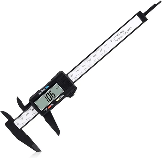0-150mm Digital Electronic Vernier Caliper: Large LCD Screen, Auto-Off, Dual Measurement Units (Inch & Millimeter)