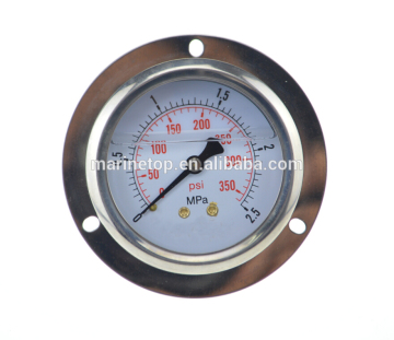 350PSI SS Body Brass Connection Shock Proof Supporter Calibration Standard Pressure Gauges
