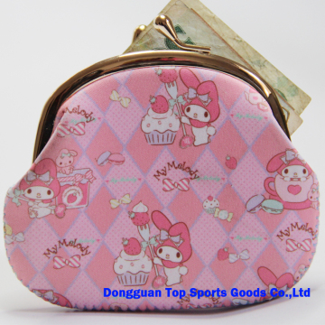 Pink Neoprene Mini Money Bags