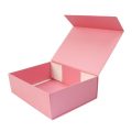 Scatole regalo pieghevoli rosa di lusso per compleanni ecc