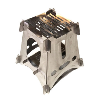 2019 Most Fashionable Portable & Folding Stainless Steel Camping Wood Stove
