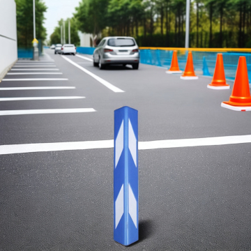 Parking Lot Safety Reflective Wall Protector EVA 60cm Right Angle Corner Guard